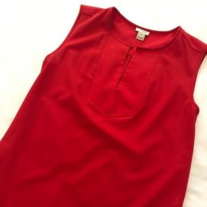 Jcrew sleeveless blouse